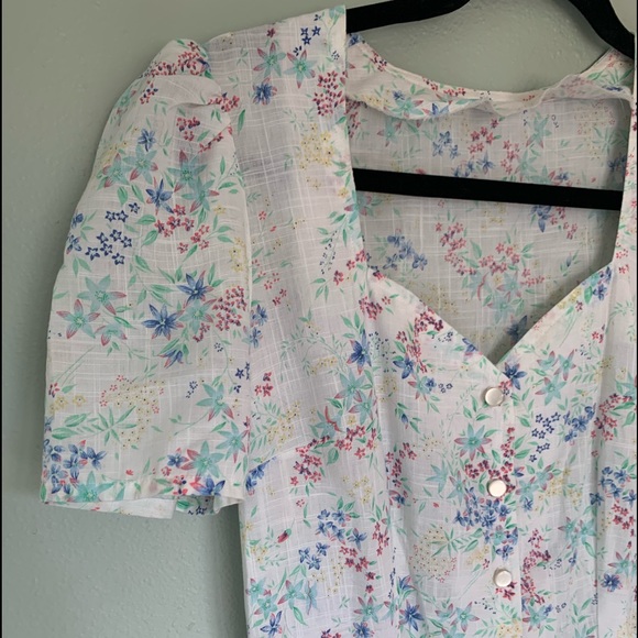 Sold - 1950 Vintage Day Dress (S/M) - Picture 10 of 15